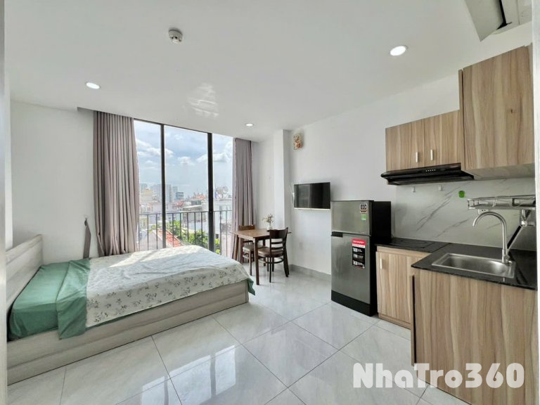 STUDIO BAN CÔNG FULL NỘI THẤT