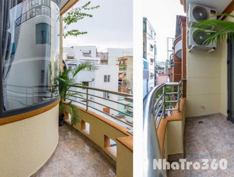 Studio full nội thất ban công Lê Lai quận 1