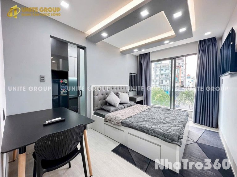 Cho thuê căn studio bancon full nội thất quận 1
