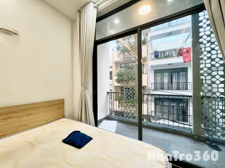 Cho thuê căn hộ ban công, Q3 || đường Lê Văn Sỹ || gần cầu Lê Văn Sỹ, chùa Vĩnh Nghiêm, Bệnh viện An Sinh