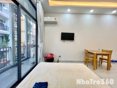 Cho thuê căn hộ ban công, Q3 || đường Lê Văn Sỹ || gần cầu Lê Văn Sỹ, chùa Vĩnh Nghiêm, Bệnh viện An Sinh