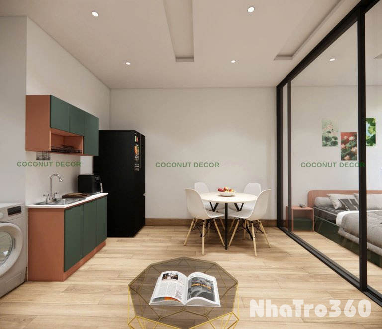 Cho thuê căn hộ 1PN, ban công, Q4 || Đường Tôn Thất Thuyết || gần Nhà Thờ Xóm Chiếu, cầu Kênh Tẻ