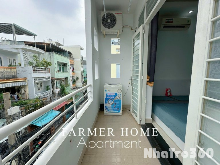 Cho thuê căn hộ Studio Ban công, Máy giặt riêng Q10 gần toà nhà Viettel