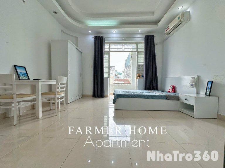 Cho thuê căn hộ Studio Ban công, Máy giặt riêng Q10 gần toà nhà Viettel