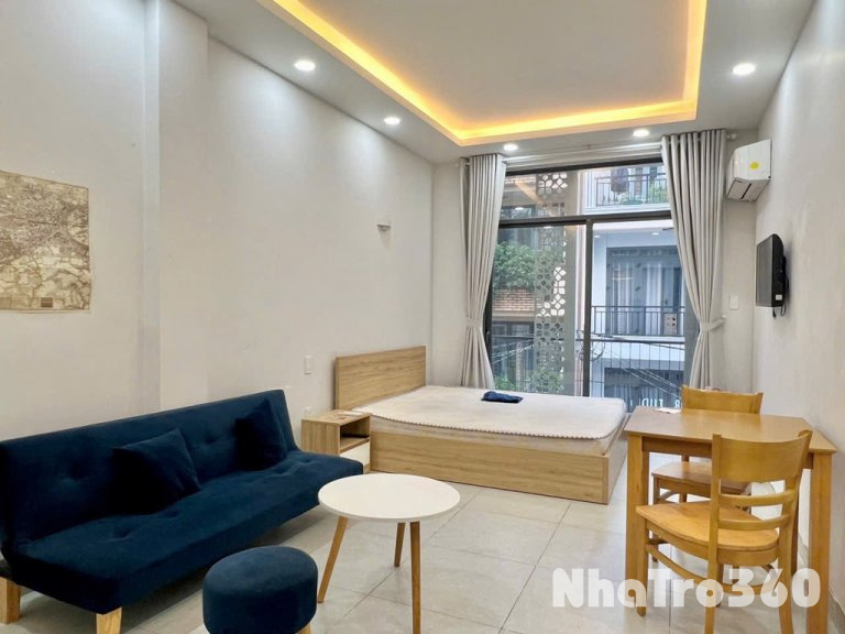 Cho thuê Căn 1PN full nội thất bancon Lê Văn Sỹ Q3