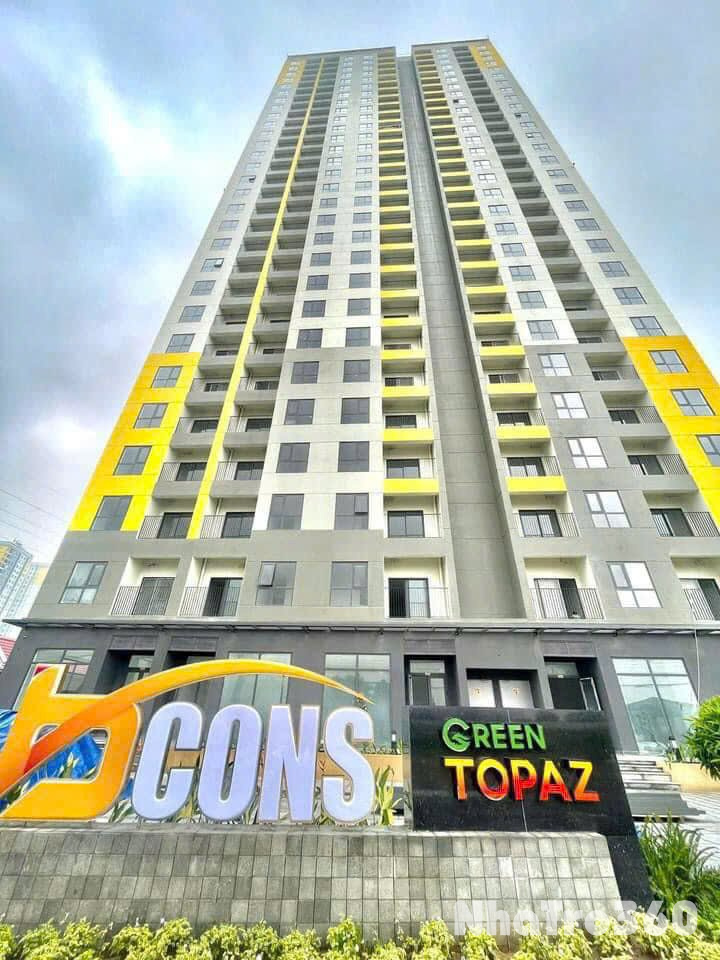 Cho Thuê trực tiếp căn hộ Bcons Green Topaz Làng Đại Học, 2PN 2WC, 5 TRIỆU/THÁNG