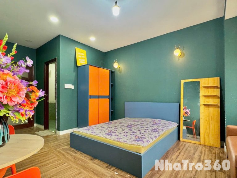 Cho thuê căn hộ Studio Cửa sổ trời Q8 gần Parc Mall, nhà thờ Tạ Quang Bửu