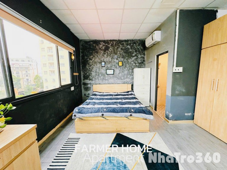 Căn hộ 1PN tách bếp full nội thất cửa sổ to ở liền được