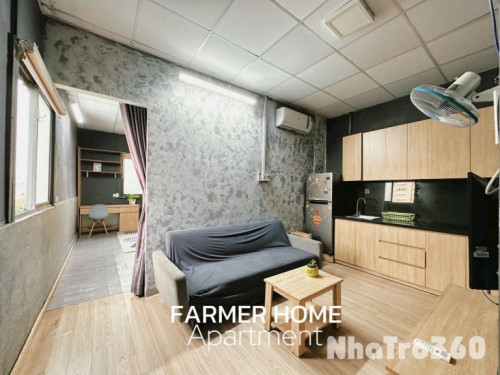 Căn hộ 1PN tách bếp full nội thất cửa sổ to ở liền được