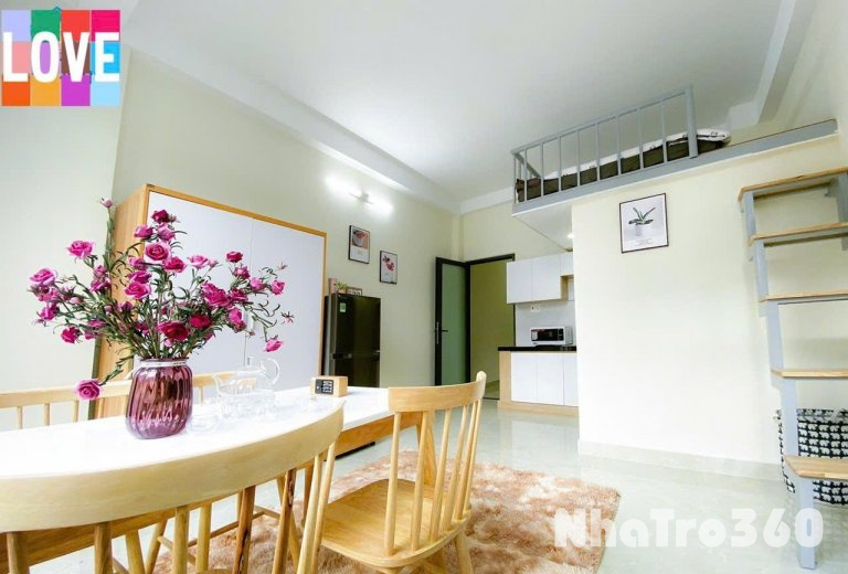 Duplex ban công trống sẵn ở liền được ngay Etown không giới hạn người ở