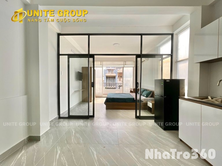 Cho thuê căn hộ 1PN, ban công, Q1 || đường Calmette || gần cầu Calmette, chợ Bến Thành, Công viên 23 Tháng 9