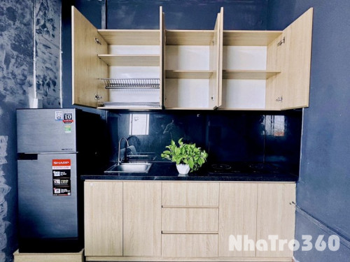 Căn hộ 1pn tách bếp view kính ngắm máy bay Tân Bìn