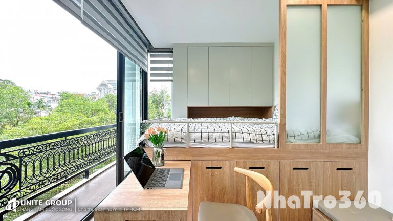 CĂN HỘ BAN CÔNG FULL NỘI THẤT QUẬN 10 GẦN CẦU VƯỢT 3 THÁNG 2