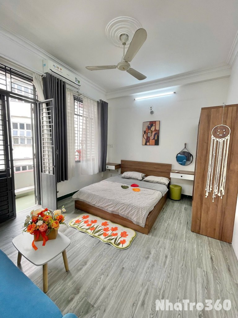 Cho thuê căn hộ Studio Ban công, Tách bếpQ1 gần cầu Thị Nghè, vòng xoay Điện Biên Phủ