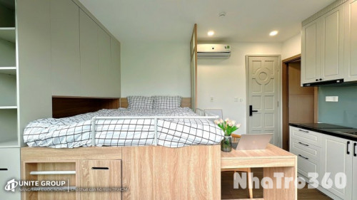 CĂN HỘ BAN CÔNG FULL NỘI THẤT QUẬN 10 GẦN CẦU VƯỢT 3 THÁNG 2