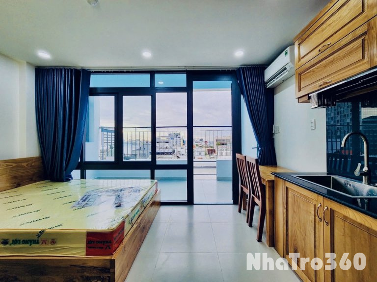 Căn hộ Studio hiện tại , có Ban Công rộng