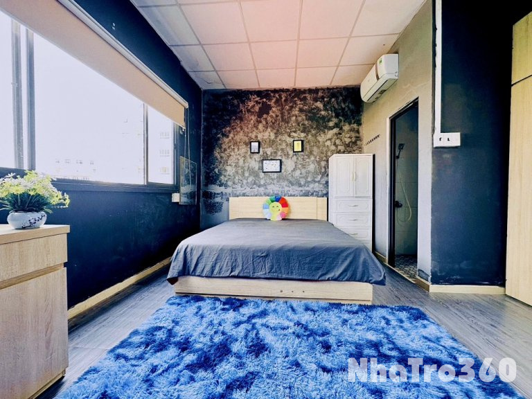 Căn hộ 1pn tách bếp view kính ngắm máy bay Tân Bìn