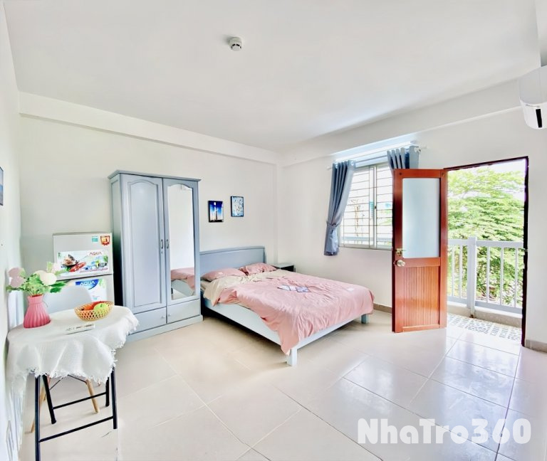 Cho thuê căn hộ Studio tách bếpp có ban công rộng