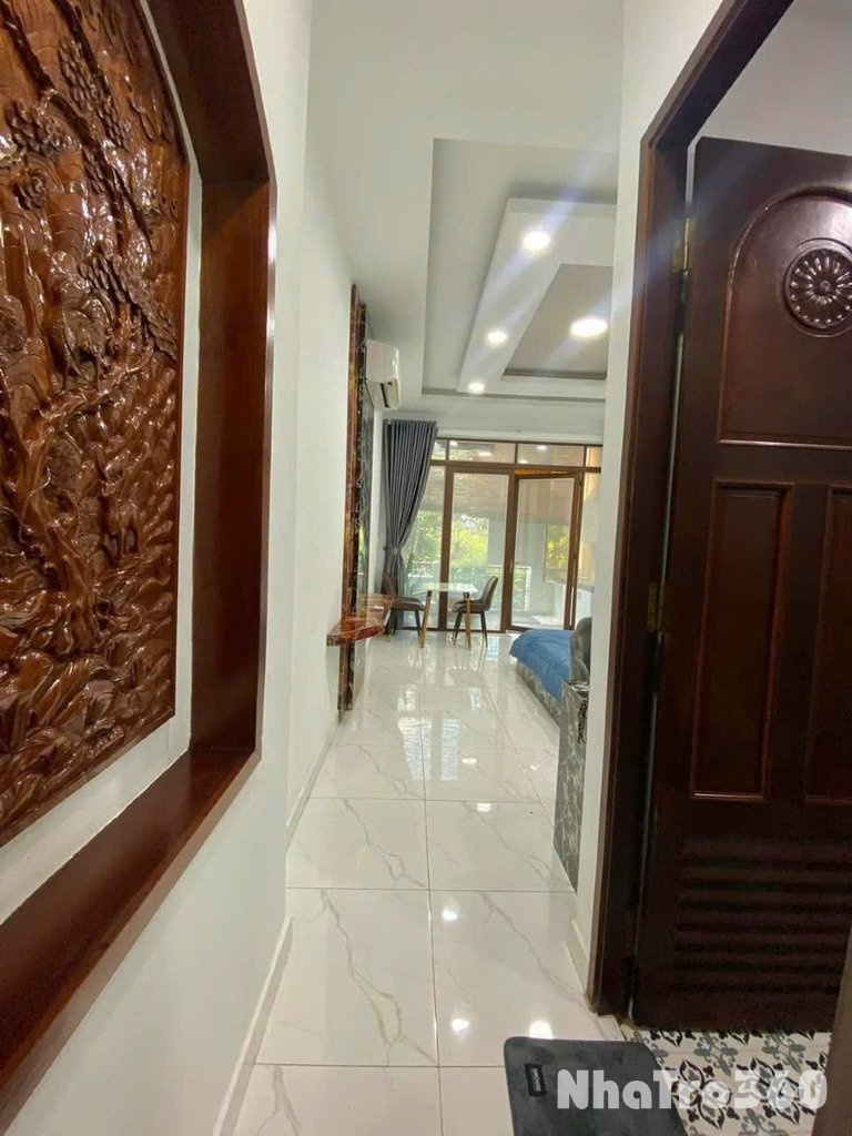Căn hộ studio tách bếp 45m2 có ban công mặt tiền