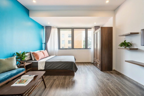 CĂN HỘ CỬA SỔ FULL NỘI THẤT QUẬN 3 GẦN DINH ĐỘC LẬP