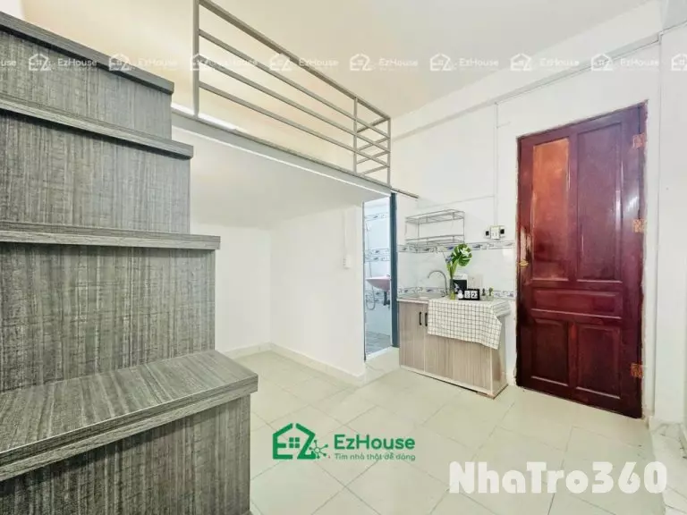 Mặt tiền, có gác, Full nội thất , cửa sổ thoáng