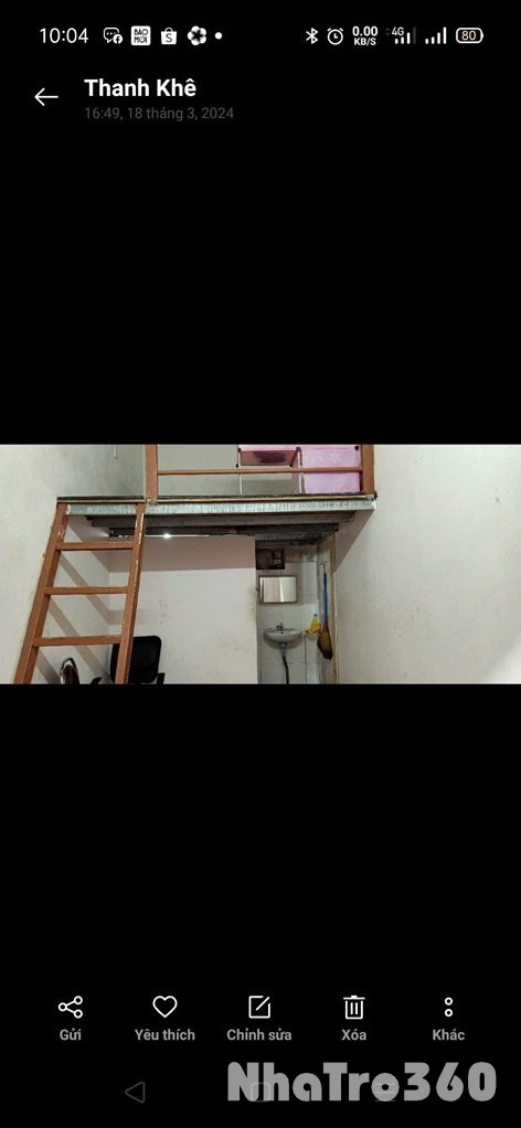 Phòng trọ trung tâm thành phố Đà Nẵng giá 2.000.00