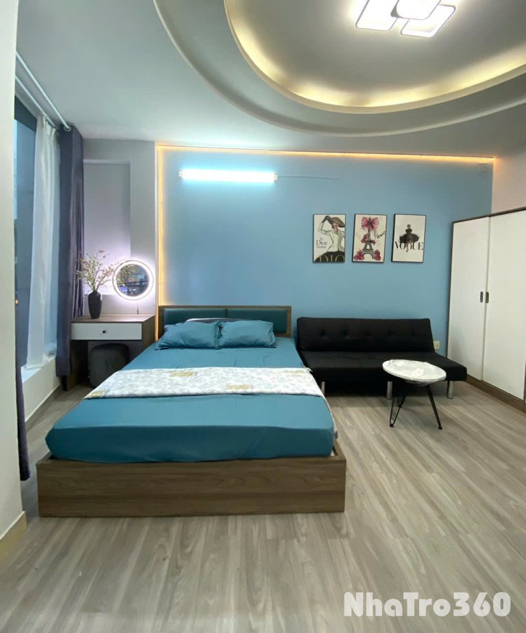 CĂN HỘ BAN CÔNG TÁCH BẾP FULL NỘI THẤT QUẬN 5 GẦN CẦU NGUYỄN VĂN CỪ