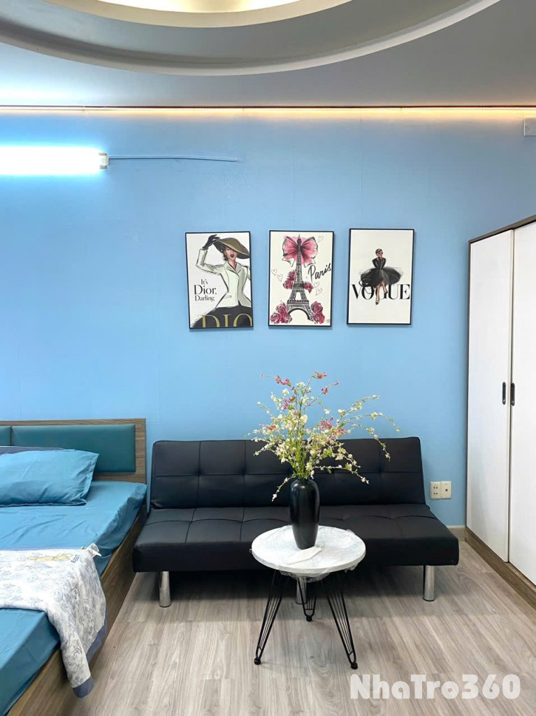 CĂN HỘ BAN CÔNG TÁCH BẾP FULL NỘI THẤT QUẬN 5 GẦN CẦU NGUYỄN VĂN CỪ