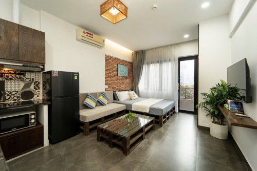 Cho thuê căn hộ Q1 - Đường Lê Thị Riêng - gần Công viên Tao Đàn, Công viên 23 Tháng 9, chợ Bến Thành