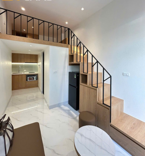 (Cực hiếm) Căn hộ Duplex 28m2 mới khai trương tại Hoàng Ngân - Có máy giặt riêng - Ở được 4 người