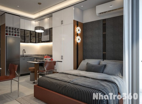 CHO THUÊ CĂN HỘ STUDIO BAN CÔNG – FULL NỘI THẤT CAO CẤP – QUẬN 8 Mới 100%