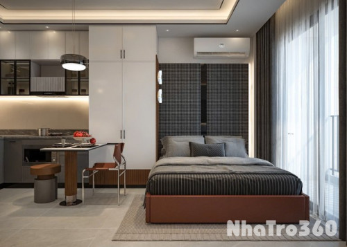 CHO THUÊ CĂN HỘ STUDIO BAN CÔNG – FULL NỘI THẤT CAO CẤP – QUẬN 8 Mới 100%