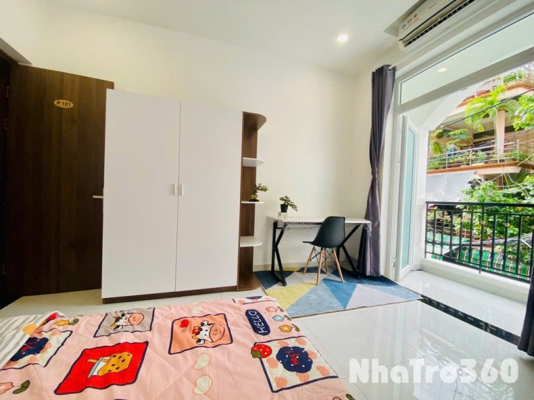 STUDIO BAN CÔNG FULL NT NGAY NGÃ TƯ BẢY HIỀN