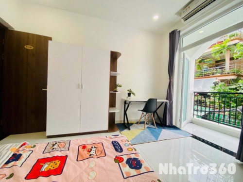Studio ban công - full nội thất ngay Phạm Văn Hai