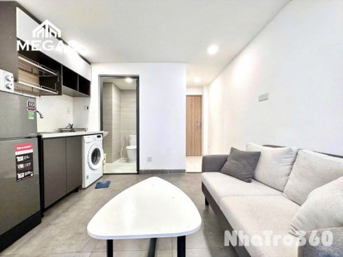 TRỐNG CĂN HỘ 1PN FULL NỘI THẤT BAN CÔNG QUẬN 1