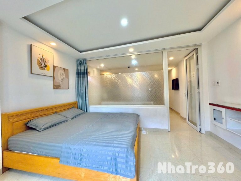 CĂN HỘ CHO THUÊ 1PN SIÊU RỘNG TẠI TRUNG TÂM Q10