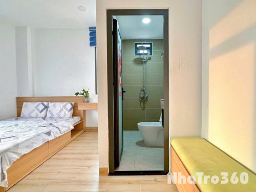 Trống sẵn căn hộ ban công to full nội thất ngay Sân Bay Tân Sơn Nhất ở liền