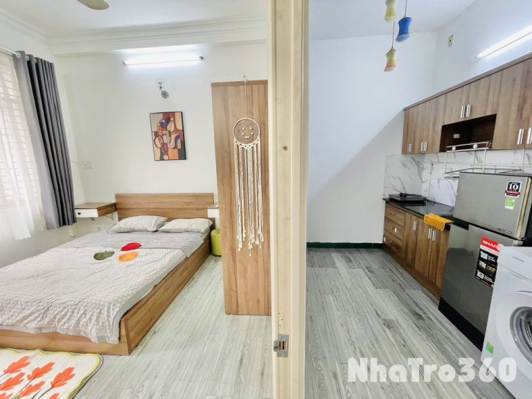 Căn hộ 1PN máy giặt riêng gần cầu thị Nghè Quận 1