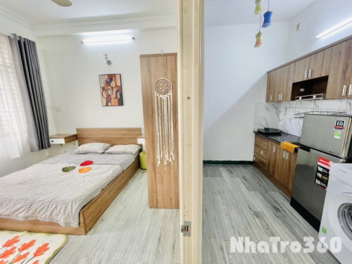 Căn hộ 1PN máy giặt riêng gần cầu thị Nghè Quận 1