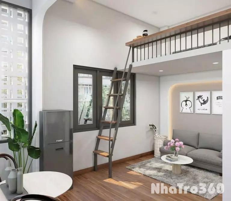 Cho thuê căn hộ duplex full nội thất cao cấp có thang máy pccc đầy đủ
