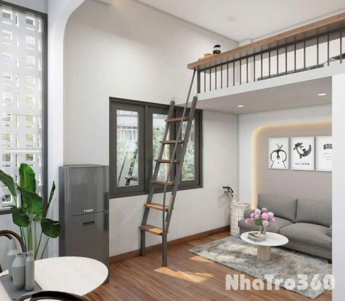 Cho thuê căn hộ duplex full nội thất cao cấp có thang máy pccc đầy đủ