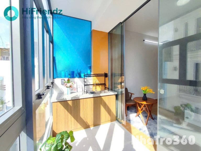 Cho thuê căn hộ mới xây đầy đủ nội thất ở Đồng Đen