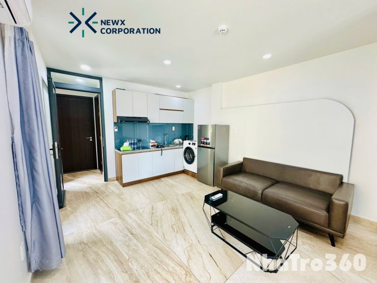 Cho thuê căn hộ 1PN, Q1, đường Võ Văn Kiệt, ban công, máy giặt riêng