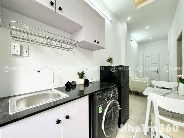 Cho thuê căn hộ mới xây đầy đủ nội thất đc nui pet