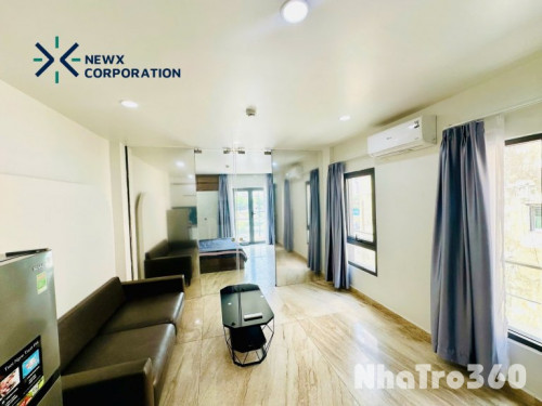 Cho thuê căn hộ 1PN, Q1, đường Võ Văn Kiệt, ban công, máy giặt riêng