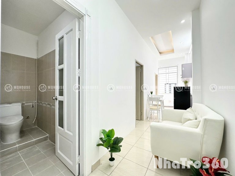 Cho thuê căn hộ mới xây đầy đủ nội thất đc nui pet