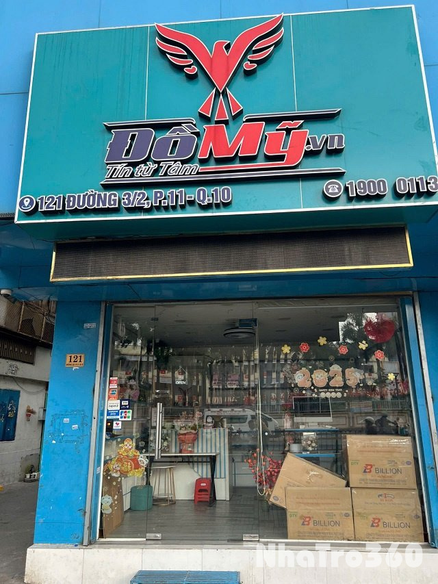 Mặt bằng cho thuê mở cửa hàng buôn bán Mặt tiền đường 3/2, P11, Quận 10