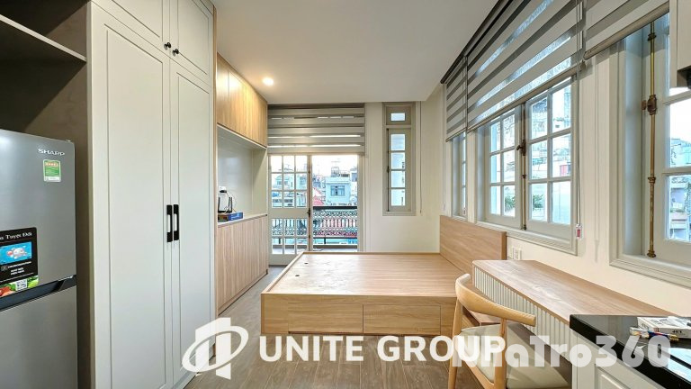 Căn hộ cho thuê ngay trung tâm quận 10, bancol view siêu đẹp, gần Vạn Hạnh Mall, Bệnh viện Nhi Đồng 1