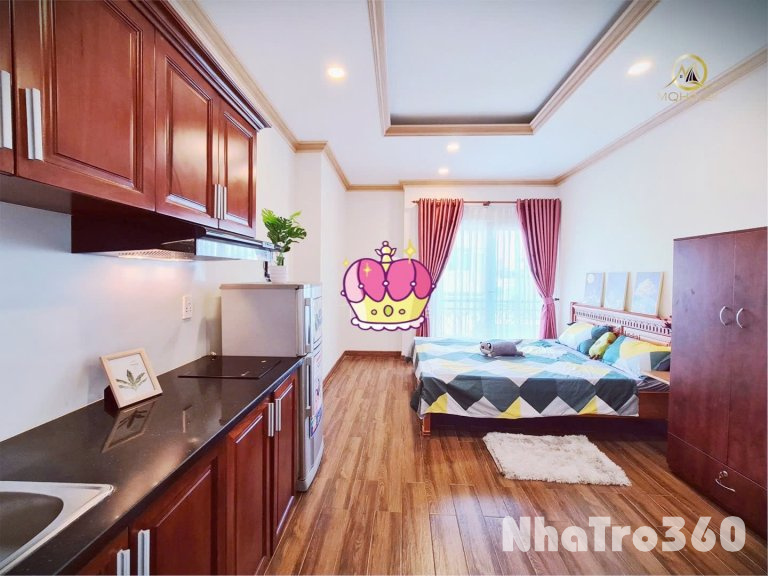 Cho thuê căn hộ Q10, đường Hoà Hưng, ban công, thang máy