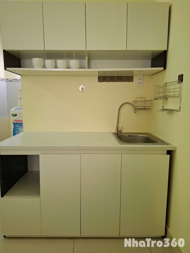 Cho thuê căn hộ 1PN, Q1, ban công, đường Nguyễn Trãi